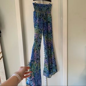 MUMU Robert’s party pants in multi snake